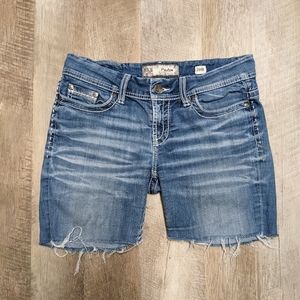 BKE Payton Cut off Jean Shorts
